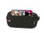 Cabana Money Belt Passport Holder Fanny Pack. Secure Hidden Travel Wallet with RFID Blocking. (Black/Black)