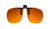 BluBlocker, Large Rimless Clip-on Sunglasses with Large Scratch Resistant Lens | Blocks 100% of Blue Light and UVA & UVB Rays | Retro | Gender Neutral - for Men, Women & Everyone | 2300K |