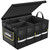 Oasser Car Trunk Organizer, Collapsible Waterproof Multi Compartments car storage organizer with Foldable Cover Reflective Strip
