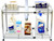 DecoBros Under Sink 2 Tier Expandable Shelf Organizer, Silver