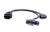 Arteckin Universal OBD II Splitter Extension Y Cable J1962 for GPS Tracking Devices