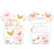 Pink Butterfly Girl Baby Shower Party Shaped Invitations Cards with Envelopes Set of 20 Butterflies Baby Shower Invites Fill in Blank