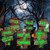 Halloween Decorations Beware Yard Sign Outdoor, 6Pcs Halloween Glow in the Dark Warning Sign Decorations, Halloween Beware Props for Yard Garden Outdoor Halloween Party Decor