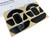 Mars Fox Mouse Skates/Mouse Feet for Razer Basilisk V3 -Thickness 0.7mm (Come with 2 Sets/Pack) (Black 2 Sets)