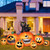 DECORLIFE 8FT Halloween Inflatable Pumpkin Decorations, 7 Inflatable Pumpkins with Black Cat with Built-in LEDs, Blow up Inflatables for Halloween Party Outdoor Garden Yard Lawn Decor