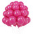 RUBFAC Hot Pink Party Balloons 100pcs 12 Inches, Latex Helium Balloons with Pink Ribbon for Birthday, Wedding, Baby Shower, Pink Princess Themed Party or Arch Garland Decoration
