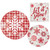 Snowflake Themed Party Supply Pack | Bundle Includes Paper Dinner Plates, Dessert Plates & Napkins for 8 People | Fun "Let it Snow" Winter Holiday Theme