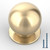 KNOKLOCK 10 Pack Kitchen Cabinet Knob Gold Round Dresser Knobs Drawer Knobs Kitchen Cabinet Hardware Knobs for Dresser Drawers