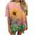Wirziis Summer Women Y2k Tops Casual Vintage Crewneck Oversized T-shirt Trendy Loose Short Sleeve Bleached Graphic Tee