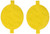 Lamin-x Custom Fit Yellow Fog Light Covers for Toyota 4Runner Oval (14-)