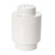 LEGO White Storage Box Brick 1 Round