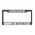 Indiana University Alumni Black Plastic License Plate Frame For Front Back of Car
