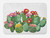 Ambesonne Cactus Bath Mat, Saguaro Cask Hedge Hog Prickly Pear Opuntia Tropical Botany Garden Plants Print, Plush Bathroom Decor Mat with Non Slip Backing, 30.2" x 20", Multicolor