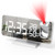 FTOYIN Projection Alarm Clock for Bedroom Digital Alarm Projector Clock with LED Screen, 7.5'' FM Radio Loud Clock with LED Screen, Temperature & Humidity Display