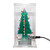 DIY 3D Christmas Tree Assemble Kit 7 Color Flashing LED Electronics Solder Practice (Colorful)