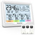 Newentor Weather Stations Wireless Indoor Outdoor Multiple Sensors, Indoor Outdoor Thermometer with Atomic Weather Clock Battery Powered, Temperature Humidity Monitor and Barometer for Home, White