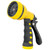 NEXCOVER Garden Hose Nozzle Sprayer - 7 Adjustable Watering Patterns Nozzle for Water Hose, Non-Slip Garden Spray Nozzle for Car Washing, Watering Plants, Pets Showering, Lawns Cleaning, Yellow