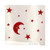 1 pcs Moon+ 12 pcs Twinkle Stars DIY Mirror Effect Reflective 3D Wall Stickers Home Decoration Living Room Bedroom Bathroom Nursery Kindergarten Kid's Room Decor Mural Decal Art (Red)
