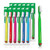 GUM 409 Classic Toothbrush with Rubber Tip, Compact Head, Soft Bristles Bulk Samples, 1 Count(Pack of 12)