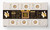 55th Birthday Table Runner Back in 1968 Table Runners 55 Years Old Kitchen Dining Table Runner 72 Inches Long Black and Gold Birthday Anniversary Wedding Party Table Decoration