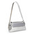 JBB Women's Silver Metallic Clutch Purse Y2K Tote Bags Evening Party Leather Shoulder Small Cute Designer Handbags