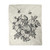 rouihot 60x80 Inches Flannel Throw Blanket Honey Bees Flying to The Flower Beekeeping Hive Sketch Home Decorative Warm Cozy Soft Blanket for Couch Sofa Bed