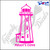 Eyecandy Decals PEGGYS Cove NOVA Scotia Canada with Name Lighthouse 6 INCH Decal Sticker HOT Pink