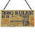 XLD Store BBQ Rules Wall Plaque Garden Shed Kitchen Pub Barbecue Alcohol Sign Friendship Man Cave Gift for Him