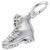 Rembrandt Charms Hiking Boot Charm, Sterling Silver