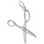 Rembrandt Charms Scissors Charm, Sterling Silver