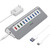 Powered USB 3.1 Gen 2 Hub,10-Port USB C/USB 3.0 to USB 3.1 Hub Multiport USB Splitter USB Extender (7X 10Gbps USB 3.1 Data Ports and 3X Fast Charging Port) with 36W Power Adapter for Desktop/Laptop/PC