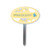 Omega Phi Alpha Sorority Garden Yard Sign Oval Outdoor Decoration (Omega Phi Alpha 5)