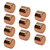 PROCURU 10-Pack 1-1/4" Inch Copper Pipe Cap, Sweat Connection, Certified Safe (CWCA0125-10P)