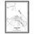 TANOKCRS Sandusky Ohio USA America Map Wall Art Canvas Print Poster Artwork Unframed Modern Black and White Map Souvenir Gift Home Decor 18x24 Inches
