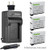 Kastar Battery (3-Pack) and Charger Kit for GoPro HERO4 and GoPro AHDBT-401, AHBBP-401 Sport Cameras