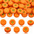 Pumpkin Erasers for Kids 40pcs Halloween Erasers Bulk 3D Halloween Mini Eraser for Student Classroom Prizes,Game Reward,Treasure Box,Trick or Treats, Goody Bag Filler,Party Favors