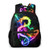 Rainbow Dragon Backpack for Girls Cool Lighting Bookbags for 2nd 3rd 4th 5th 6th Grade Boys Kids Animal Backpacks Back to School Gifts