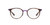 RAY-BAN RX6372M - 2956 EYEGLASSES Tortoise; Violet w/ Clear Demo Lens 50MM