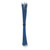 Cut & Stripped Wire, 18 AWG 600V-PVC, Stranded, Blue 9" Leads - 50 Pieces