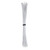 Cut & Stripped Wire, 24 AWG, Solid, White 18" Leads - 50 Pieces