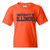 YS01 - Illinois Fighting Illini Basic Block Youth T-Shirt - Large - Orange