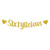 WeBenison Sixtylicious Banner Happy 60th Birthday Party Supplies, Milestone Birthday, 60th Wedding Anniversary Party Decorations - Gold Glitter