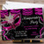 Pink & Black Mask Masquerade Ball Personalized Party Invitations