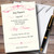 The Card Zoo Elegant Pink Swirl Christening Party Personalized Invitations