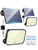One Fire Outdoor Solar Lights, 190LED 1500LM Solar Outdoor Lights, 3 Modes Solar Motion Sensor Outdoor Lights, Remote Solar Lights Outdoor,IP65 Solar Security Lights Outdoor Backyard Garage 2 Pack
