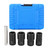 Rounded Worn Wheel Nut Removers, 5Pcs Twist Socket Set Locking Wheel Nut Bolt Stud Extractor Removers 17mm 19mm 21mm 22mm Socket
