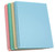 Yansanido Spiral Notebook, 4 Pcs 10.5 Inch x 7.45 Inch B5 Thick Plastic Hardcover 7mm College Ruled 4 Color 80 Sheets -160 Pages Journals for Study, Work, Travel and Notes (B5, 4 Pcs Light Color)