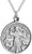 AZAGGI 925 Sterling Silver St. Francis of Assisi Medal Charm Pendant Necklace (Pendant Only)