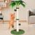 Reddgoose Cat Scratching Post 33 inch Tall Scratching Post for Indoor Cats Large Cat Scratching Post with Sisal Rope Cat Scratcher for Indoor Cats Cute Cat Scratching Post for Kitten