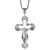 Sterling Silver Crucifix Pendant, 1 1/4 inch